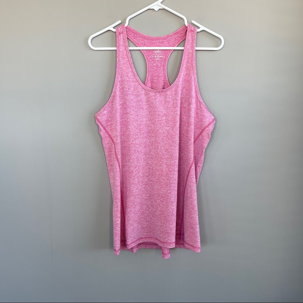 IcyZone Pink Racerback Tank XXL